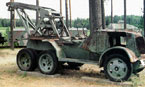 Переделанный в самоходную лебёдку трофейный советский бронеавтомобиль БА-10, использовавшийся в финской армии под обозначеием BA-10N. Музей бронетанкового вооружения в г.Пароле, Финляндия (фото М.Коломийца).