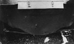 Нижний кормовой лист для защиты дифференциалов задних мостов бронеавтомобиля БА-10А и ящик для хранения ЗИП.