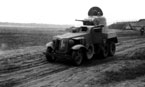 Трофейный бронеавтомобиль БА-10М в Вермахте - Panzerspahwagen BA 203(r).
