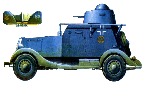 Бронеавтомобиль БА-20 дивизии СС "Принц Ойген"