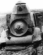 БА-20М застрял в грязи и был брошен. Осень 1941