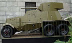 Бронеавтомобиль БА-6 в Центральном музее вооружённных сил (ЦМВС) в г.Москве.