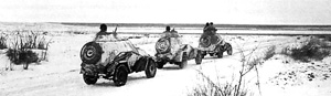 Бронеавтомобиль БА-64 в разведке.39-й бронеавтомобильный батальон 3-й танковой армии. Воронежский фронт, январь 1943 года.