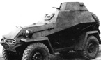 Один из первых серийных бронеавтомобилей БА-64. Нет лючков бокового обзора у водителя и воздухосборника над ним, смотровые щели башни снабжены козырьками. Май 1942 года.