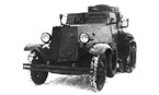 Испытание бронеавтомобиля БАИ с радиостанцией 71-ТК-1. НИБТ полигон, зима 1935 года.