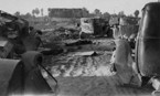 ГАЗ-АА (справа), ЗИС-5 (слева). Рогачёвский котёл, Гомельская область. 1941 г.