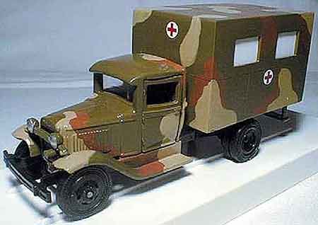 Модель санитарного грузовика на шасси ГАЗ-АА