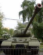 Тяжёлый танк ИС-2 в Центральном музее Вооружённых сил (ЦМВС) в г.Москва.