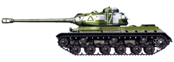 Тяжёлый танк ИС-2 неизвестной танковой части. 1-й Белорусский фронт. Германия, Берлин, апрель 1945 года.