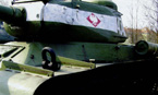 Тяжёлый танк ИС-2 экспонирующийся в музее Польской армии в г.Варшава.
