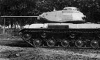 Опытный танк ИС "образец №3" (Объект 237), вооружённый орудием С-18, после испытаний пробегом. Лето 1943 г.