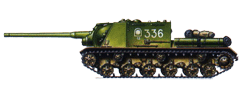 ИСУ-122 375-ого тяжёлого самоходно-артиллерийского полка. 3-ий гвардейский механизированный корпус, 70-я армия. Гданьск, март 1945 года.
