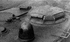 Командирская башенка и люк заряжающего танка КВ-1С. Первый опытный образец.