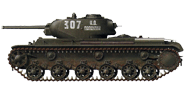 Тяжелый танк KB-1С лейтенанта С. Николаева «И. Д. Папанин» из состава 5-го гвардейского танкового полка прорыва. Брянский фронт, район Орла, август 1943 года. (рис. С. Игнатьев)