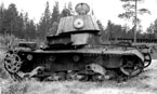 Трофейный советский ОТ-133 использованный финнами в войне 1941-44 гг. Уничтожен при наступлении советскими войсками.