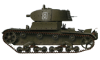 Экранированный ХТ-133 из состава 107-го танкового батальона 14А. Карельский фронт, сентябрь 1941 года.