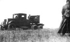 СУ-12 (на базе «Мореланда») на маневрах. Киевский военный округ, 45-й механизированный корпус, осень 1933 года.