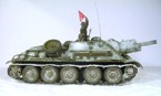 Модель СУ-122 в зимнем камуфляже. (А.Попович)