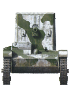 Самоходная установка 76-мм полковой пушки на шасси Т-26. Ленинградский фронт, предположительно 220-я танковая бригада. Зима 1943 года (рис. С.Игнатьев).