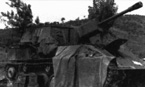 САУ СУ-76М, подбитые американцами во время атак северокорейской армии на реке Нактонгю Корея, сентябрь 1950 года.