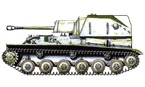 Самоходная установка СУ-76 из 7-го механизированного корпуса или 5-го гвардейского кавалерийского корпуса.