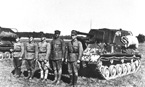Польская СУ-76М с тактическим номером "404" (регистрационный номер "403553") на постановке боевой задачи. 4-й артдивизион, лето 1944 года.