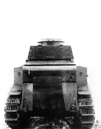 Танк Т-18 обр. 1930 г. Вид сзади.