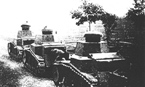 Танк Т-18 на манёврах МВО. 1930 г.