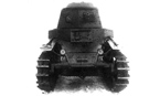 Лёгкий танк Т-18М. Вид спереди.