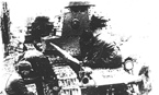 Осмотр танков на марше. 1931 г.