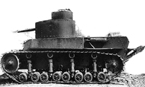Серийный танк Т-24. НИИБТ полигон
