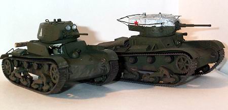 Модели Т-26 обр. 1933 и 1939 гг.