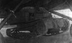 Крепление Т-27 на внешней подвеске тяжёлого бомбардировщика ТБ-3