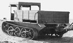 Легкий трактор Vickers-Carden-Loyd, база которого использовалась при проектировании танка Т-33. Снимок сделан в Англии в 1931 годy.