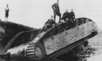 Этот же танк, №234-35, перевернувшийся на мосту. Район деревни Иванковцы, 30 июня 1941 года.