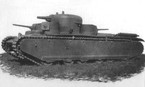 Танк Т-35-1 (вид на левый борт)