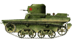 Лёгкий танк Т-37А из состава 11-й танковой бригады. Сводный отряд Быкова. 28-29 мая 1939 года (рис. С.Игнатьев).