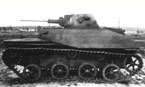 Сухопутный танк Т-30. Вид на левый борт.