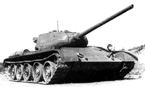 Танк Т-44 второй модификации. Опытный образец. Весна 1944 года.