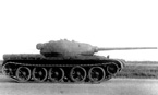 Танк Т-44 второй модификации. Опытный образец. Вид на правый борт. Весна 1944 года.