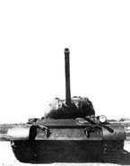 Танк Т-44А («Объект 136»). Вид спереди.