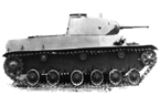 Танк Т-50 Кировского завода. 1941