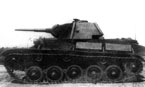 Серийный Т-70 первой партии выпуска, изготовленный на Горьковском автозаводе. Вид на левый борт. Апрель 1942 год.