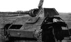 Лёгкий танк Т-70, подбитый в ходе боёв на реке Миус. Лето 1943 года.