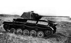 Испытания опытного образца 45-мм танковой пушки ВТ-42 на Т-70. Гороховецкий артполигон, май 1943 года.