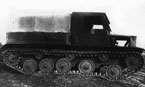 Испытания артиллерийского тягача "Д". Осень 1942 года.