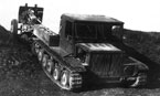Испытания артиллерийского тягача "Д". Осень 1942 года.