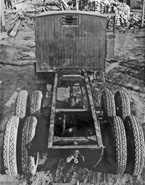 Я-НАТИ-9-Д со снятой бортовой платформой, вид сзади. Осень 1933 г.