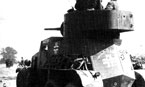 Трофейный бронеавтомобиль бронеавтомобиль БА-3 на службе в Вермахте. Машина имеет собственное название "Radetzky". Белоруссия, лето 1941 года.