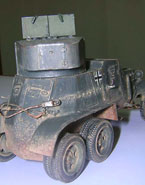 Модель трофейного БА-3М из состава одной из частей Вермахта. Группа армий "Центр", лето 1941 года. (А.Кобернюк)